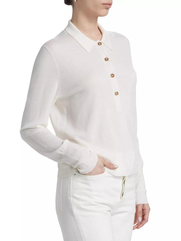 Jenni Kayne Grayson Wool Knit Polo Top 4