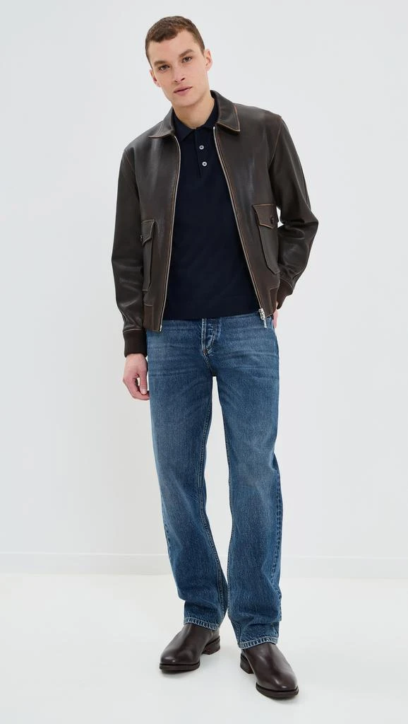 Officine Générale Brutus Knit Polo 4