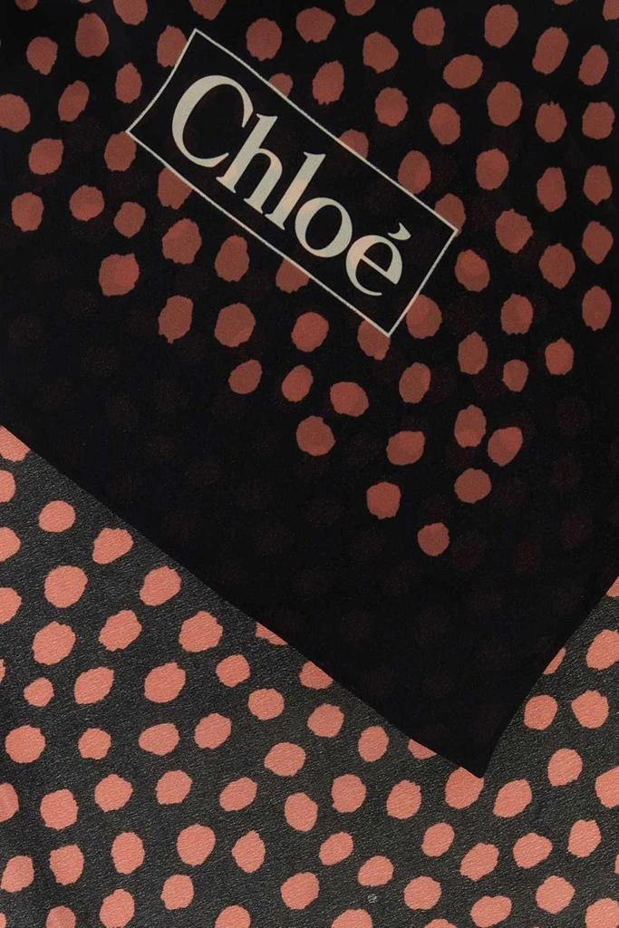 Chloé Chloé Spotted Square Scarf 2