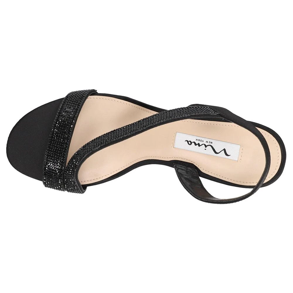 Nina Nieves Rhinestone Slingback Sandals 4
