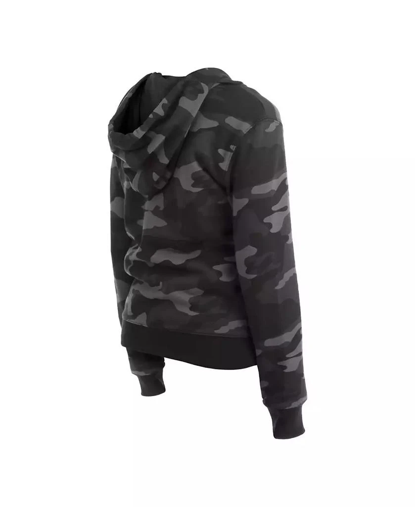 New Era Women's Black Las Vegas Raiders Camo Full-Zip Hoodie 2