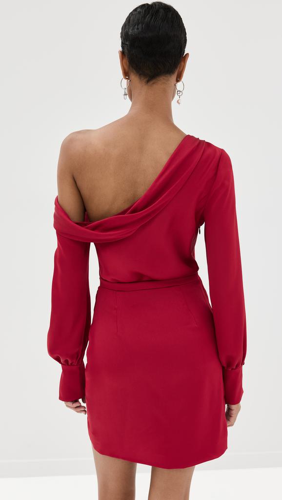 SIMKHAI Cameron One Shoulder Mini Dress