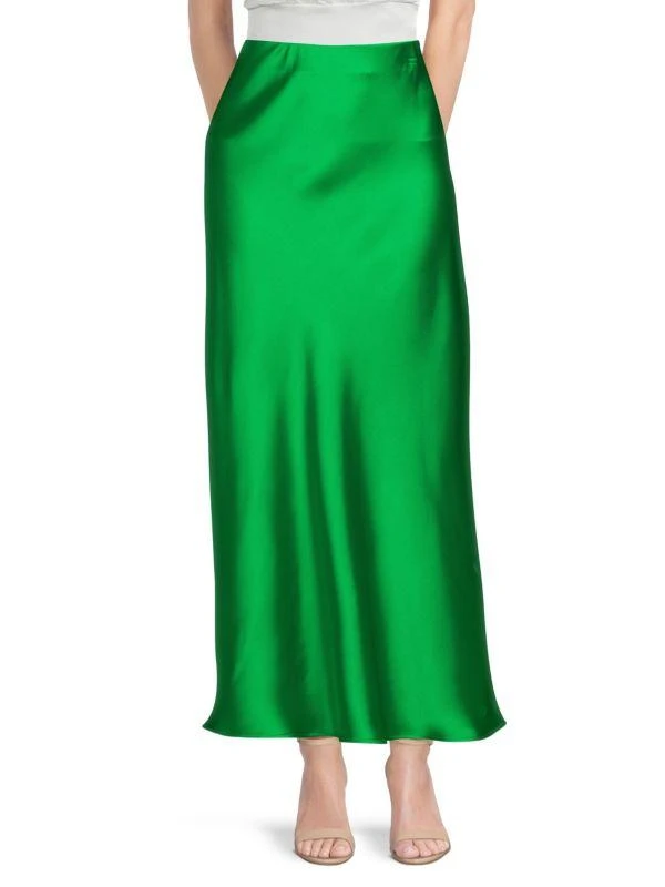 Renee C. Satin Maxi Skirt 1
