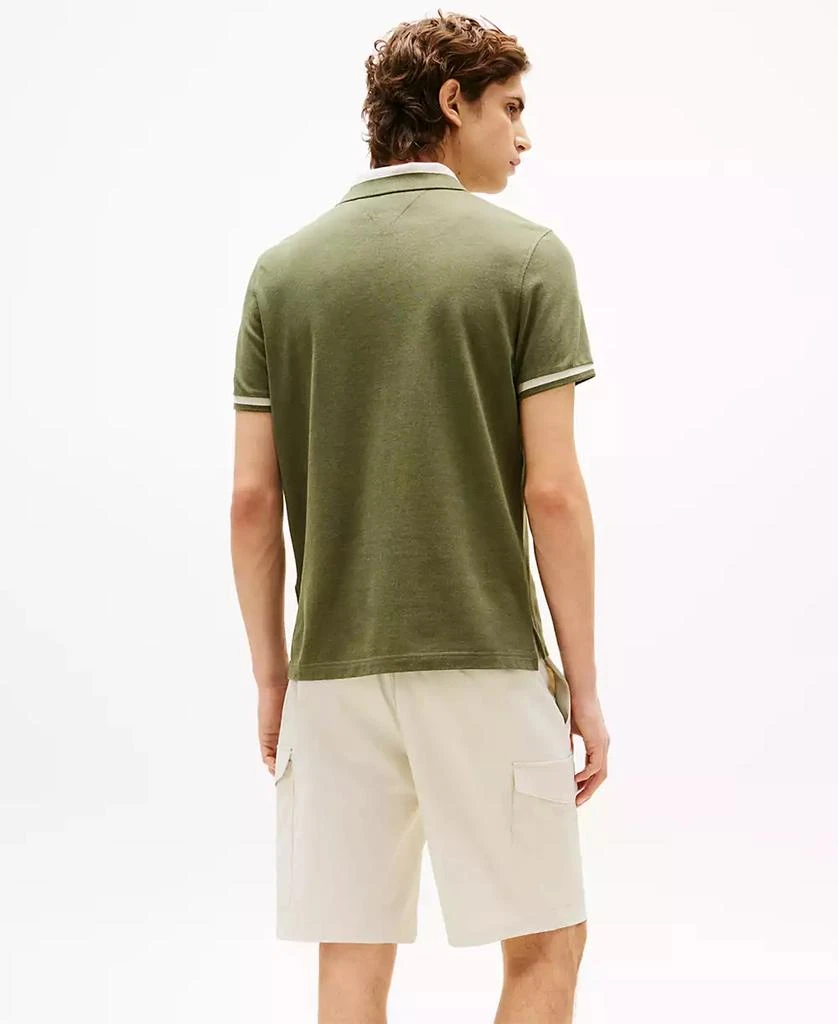 Tommy Hilfiger Men's Regular-Fit Contrast-Collar Polo Shirt 2