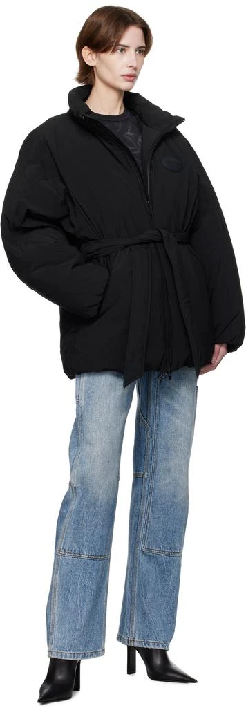 Alexander Wang Black Dome Logo Patch Down Jacket 4