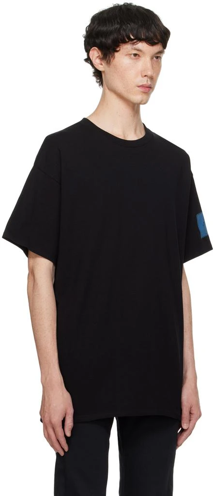 n.hoolywood Black Logo Patch T-Shirt 2