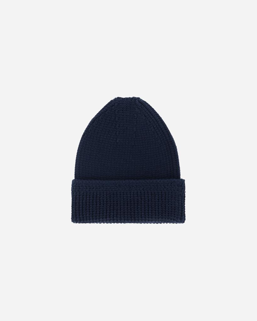 VisVim Knit Cotton Beanie Navy - Hats - BeyondStyle