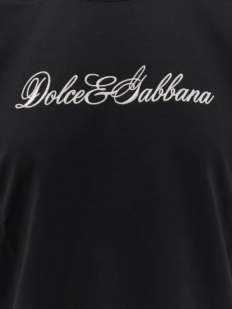 Dolce & Gabbana Cotton t-shirt with lace details 3