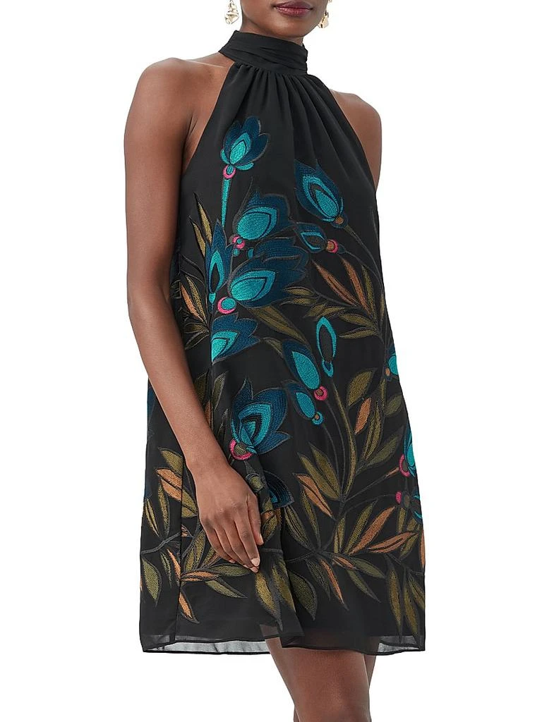 Trina Turk Zana Floral-Embroidered Minidress 1