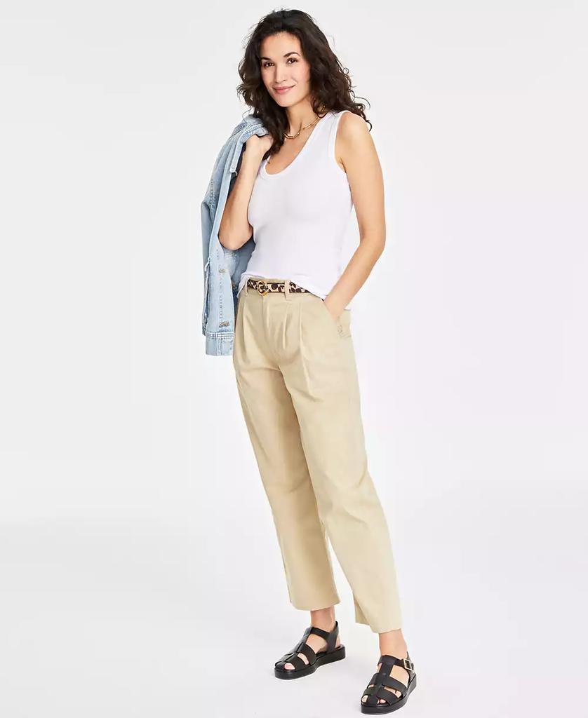 On 34th Women's Ribbed U-Neck Tank, Created for Macy's