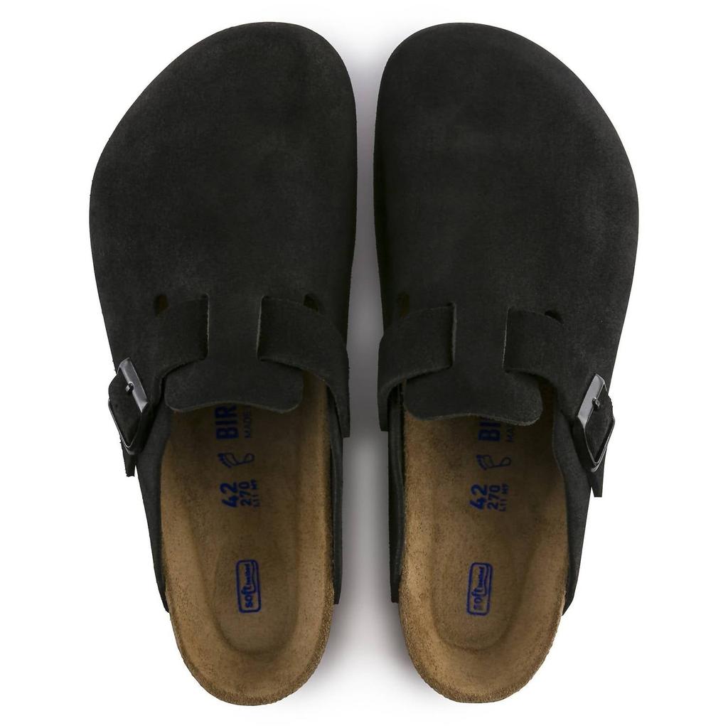 Birkenstock Birkenstock - Boston Suede Soft Footbed Clog - Unisex