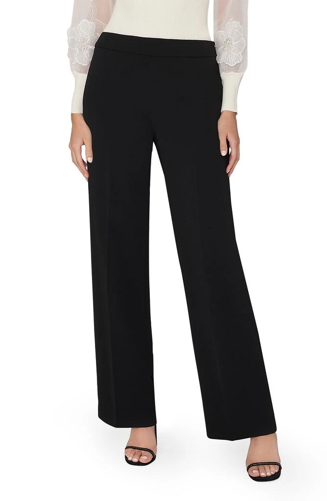 Milly Natia Crepe Straight Leg Pants 1