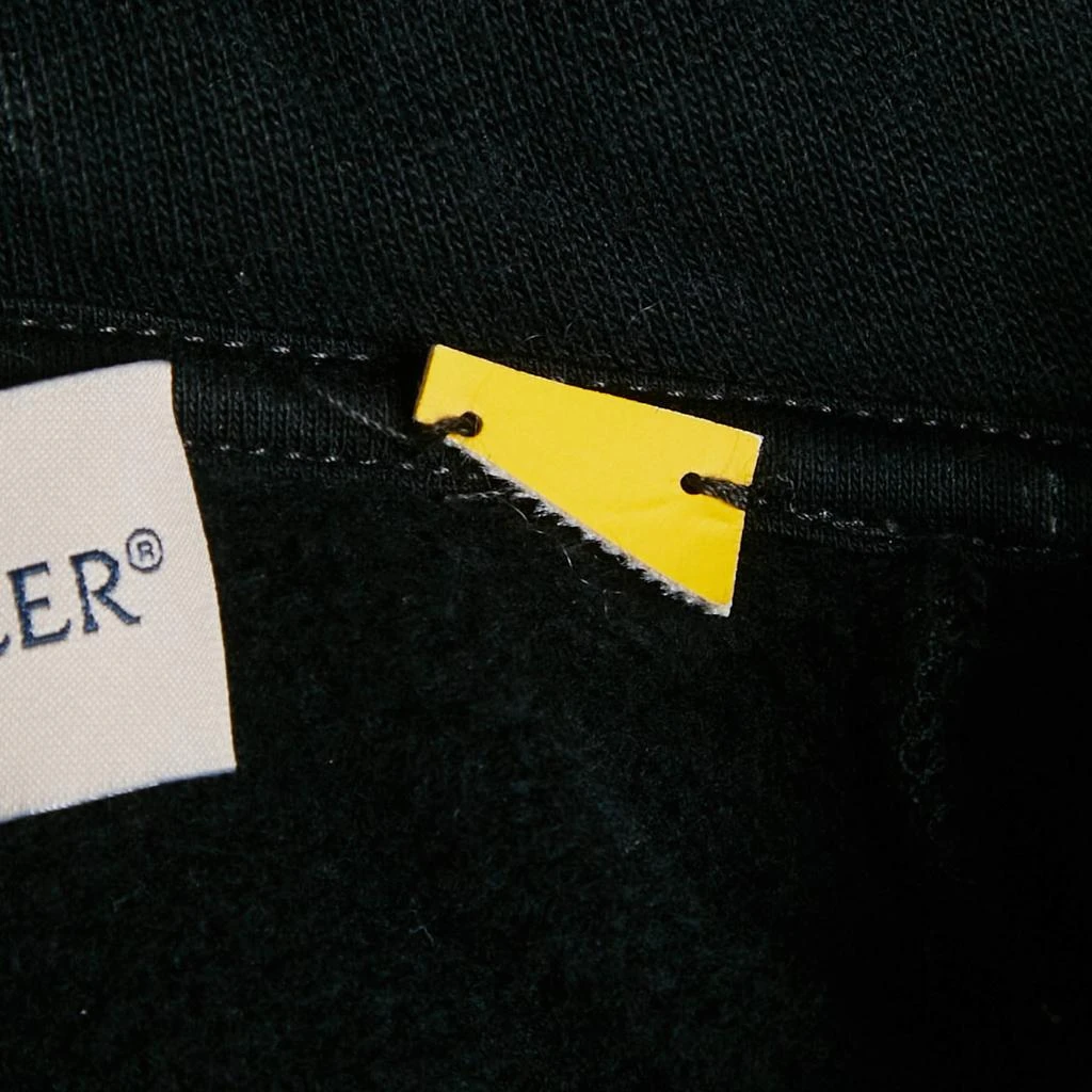 Moncler Moncler x Adidas Black Cotton Knit Puffer Trim Hoodie XS 5