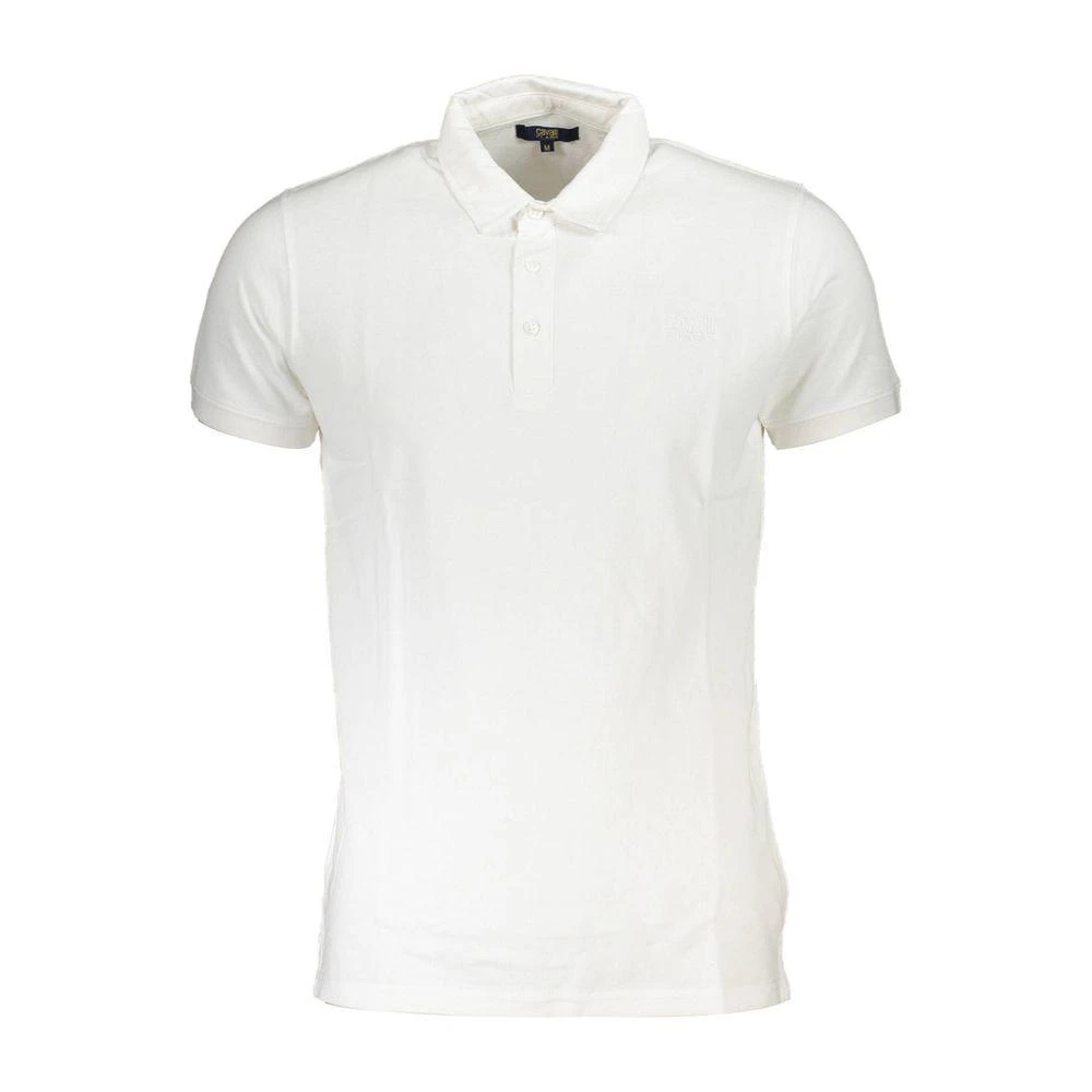 cavalli CLASS Cavalli Class White Cotton Polo Shirt 1