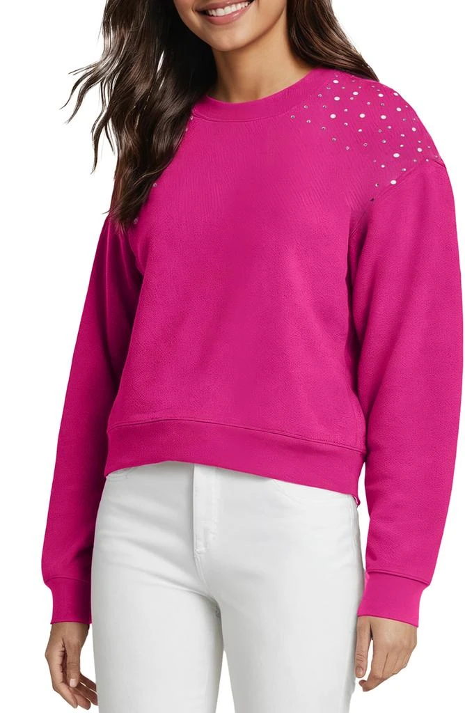 Wildfox Bailey Bejeweled Fleece Sweatshirt 5