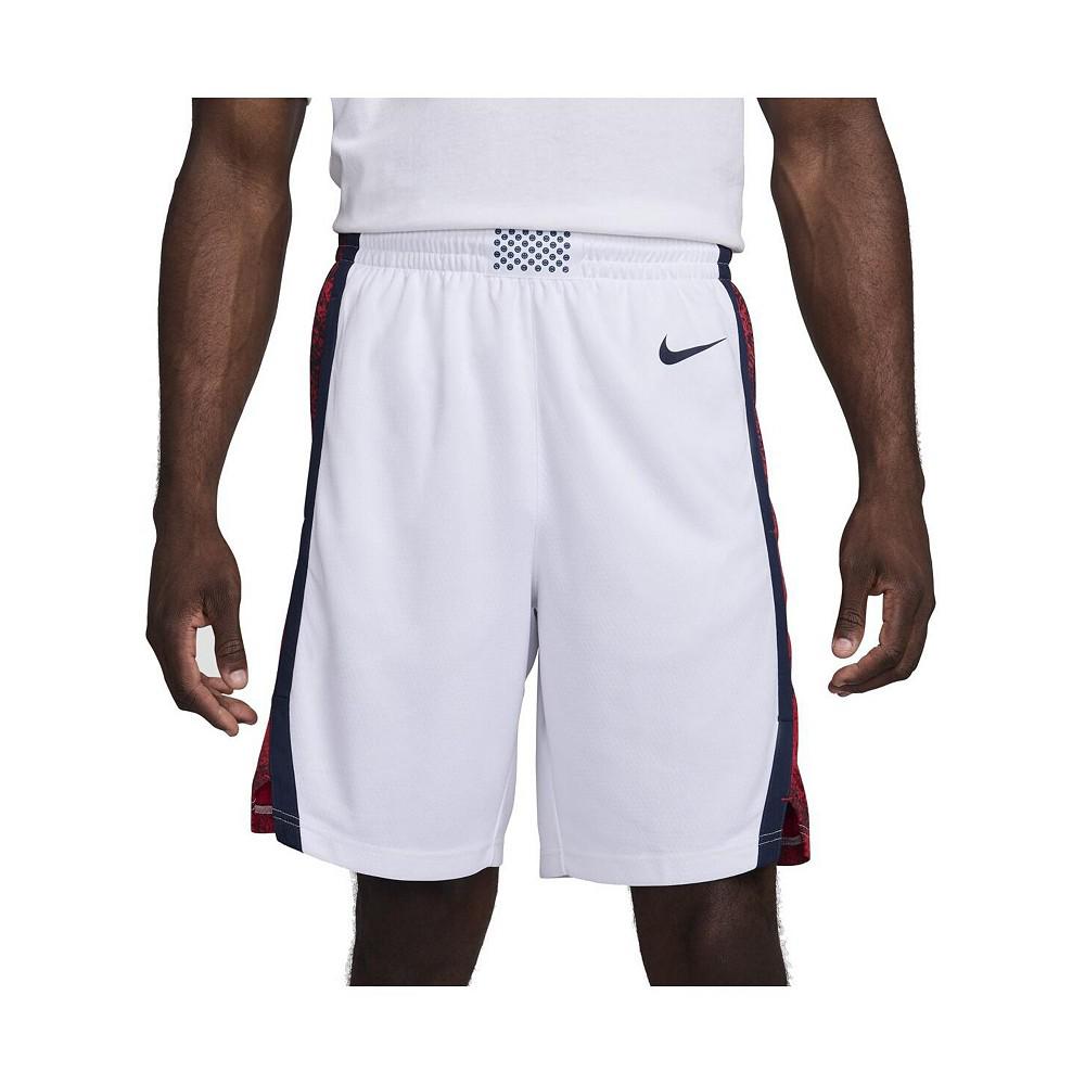Nike Men's White USA Basketball 2024 Summer Olympics Swingman Shorts
