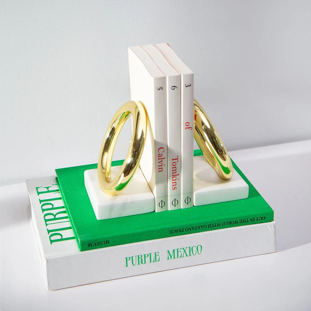 ANNA New York Ring Bookends, Set of 2 3