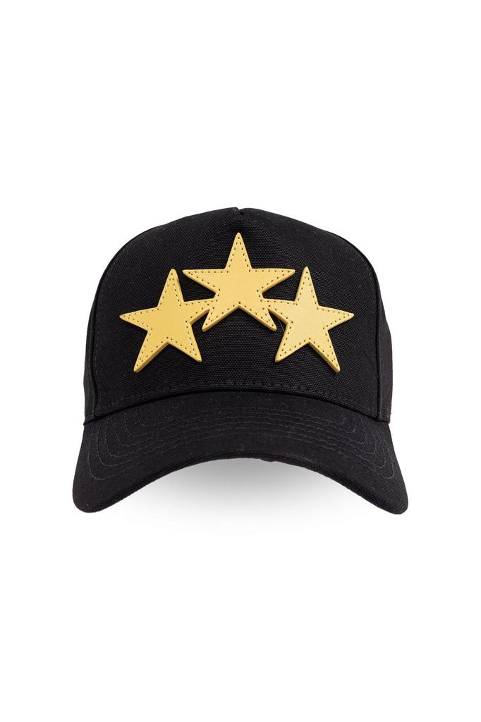 AMIRI Black 3 Star Trucker Cap - Hats - BeyondStyle