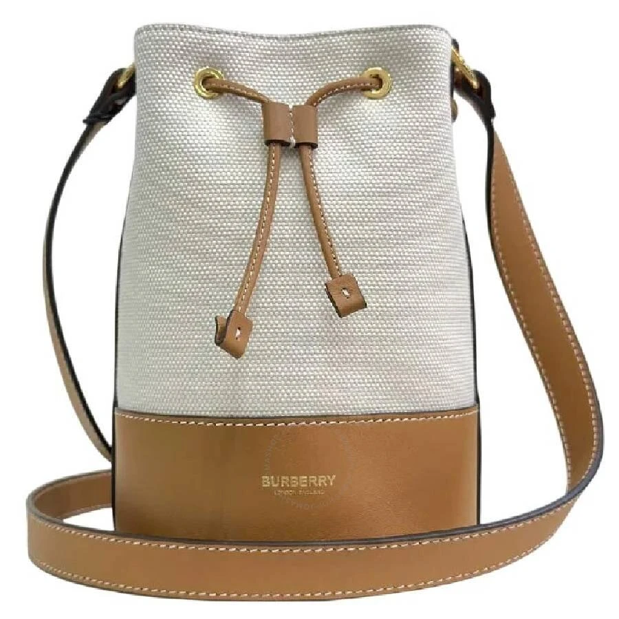 Burberry Mini Canvas Bucket Bag 1