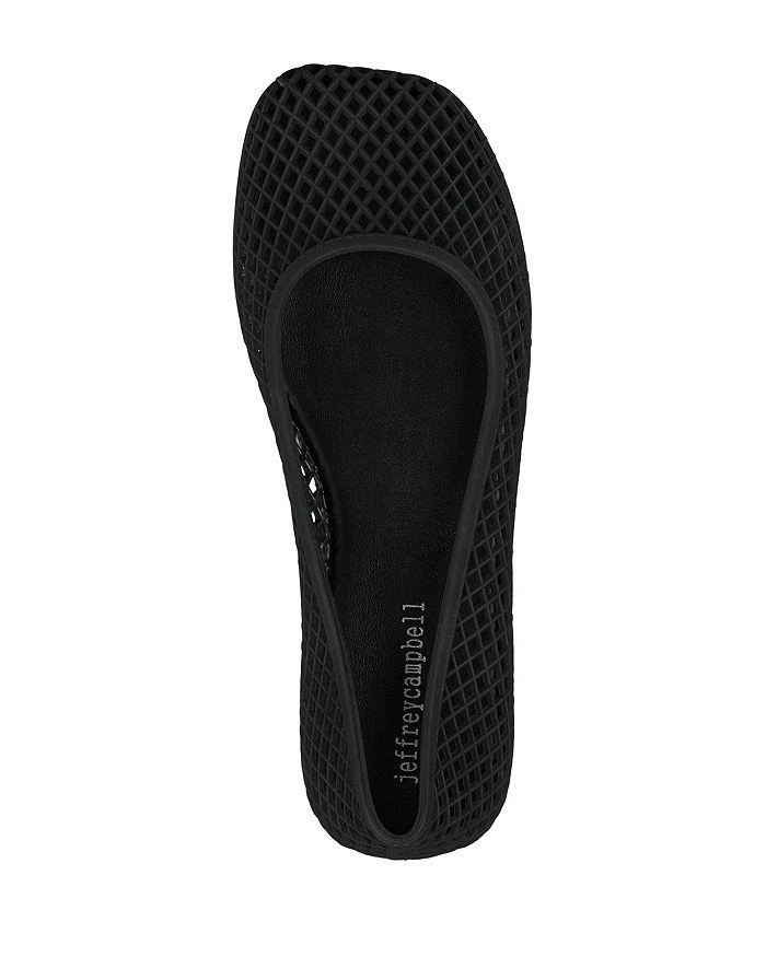 Jeffrey Campbell Women's Day-Off Cutout Jelly Flats 3