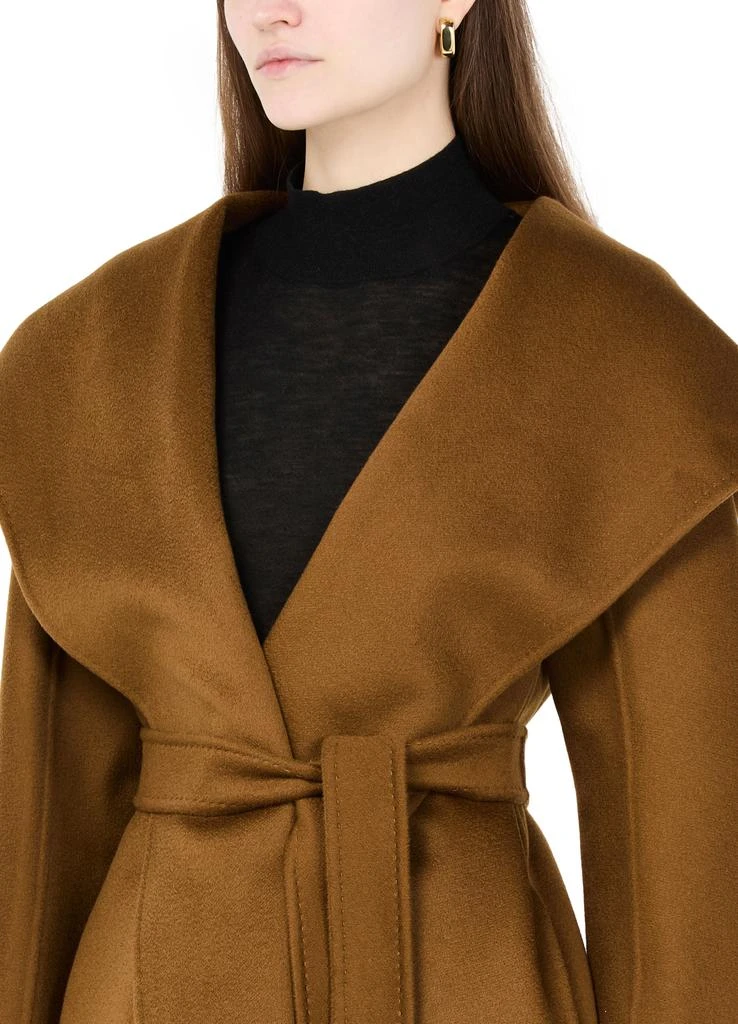Max Mara Ocroma short belted cashmere coat 4