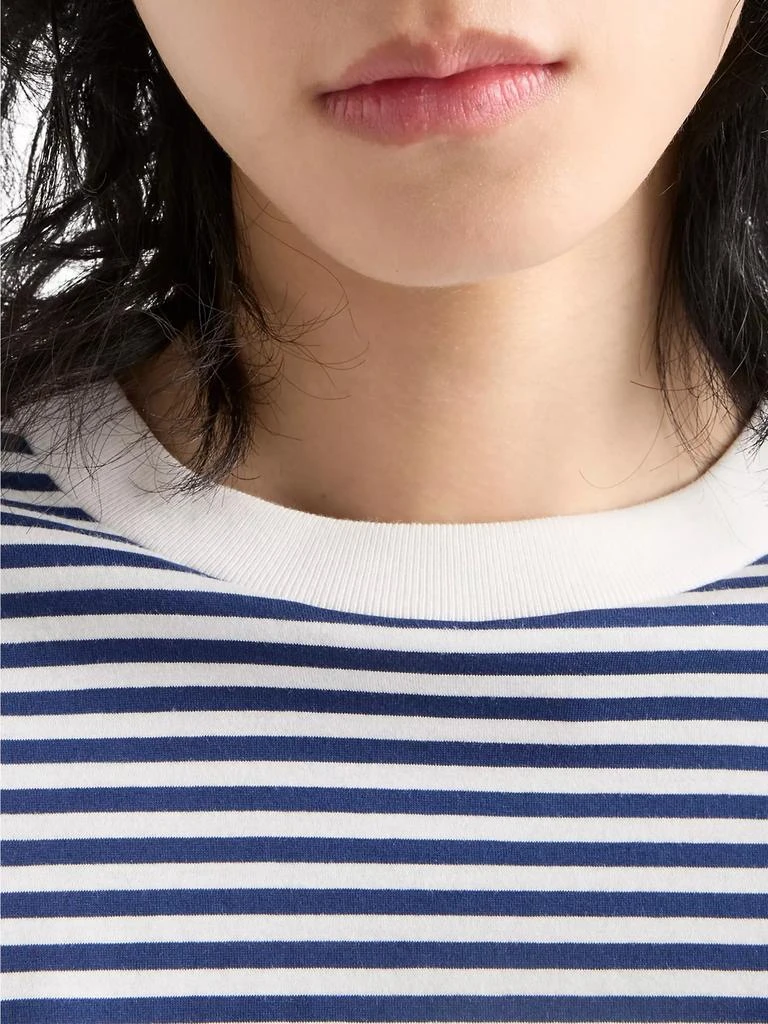 Prada Long-Sleeved Striped Jersey T-Shirt 5