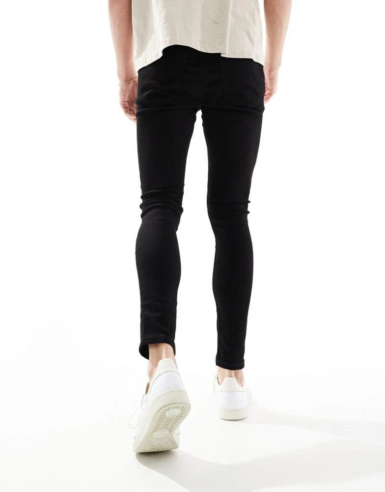 River Island River Island spray on jeans in black 2