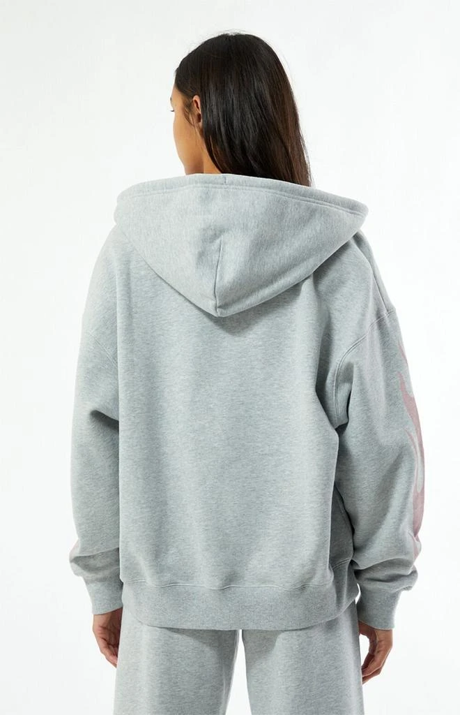 PacSun Pink Flames Full Zip Hoodie 4