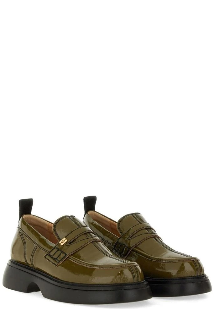 Ganni Ganni Polished Slip-On Loafers 2