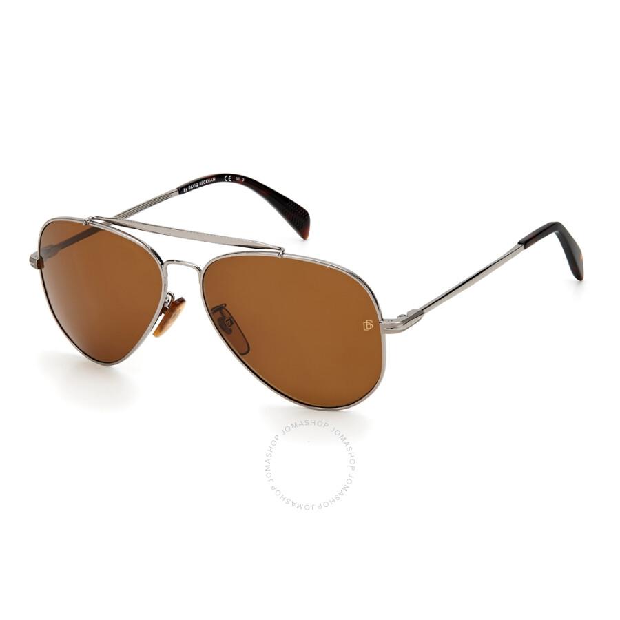 David Beckham Brown Pilot Men's Sunglasses DB 1004/S 06LB/70 59