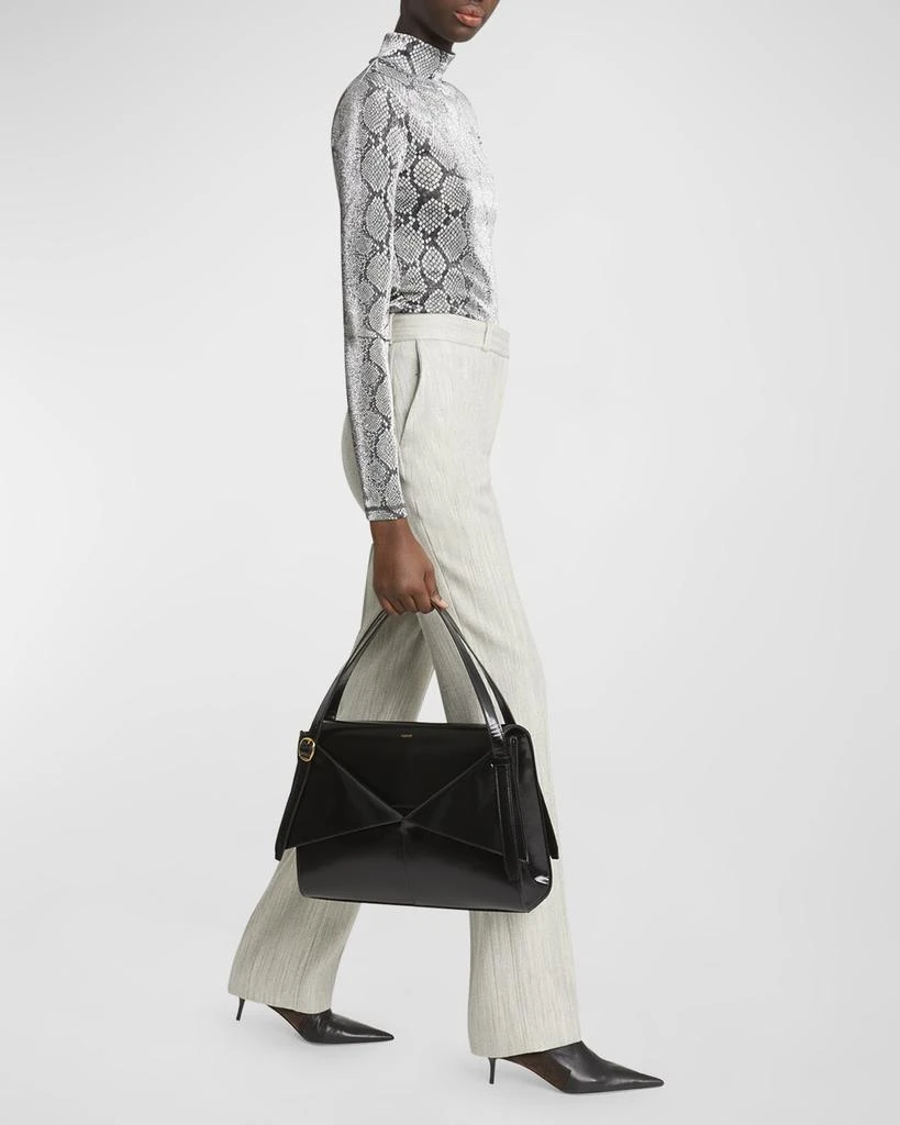 COPERNI Gloss Rigid Belt Leather Shoulder Bag 3