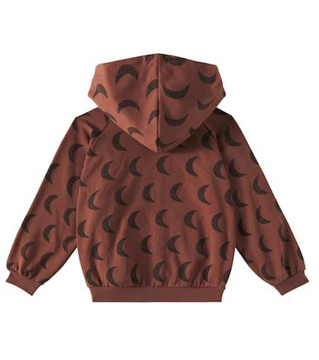 Rylee + Cru Moons zip-up cotton-blend hoodie 4