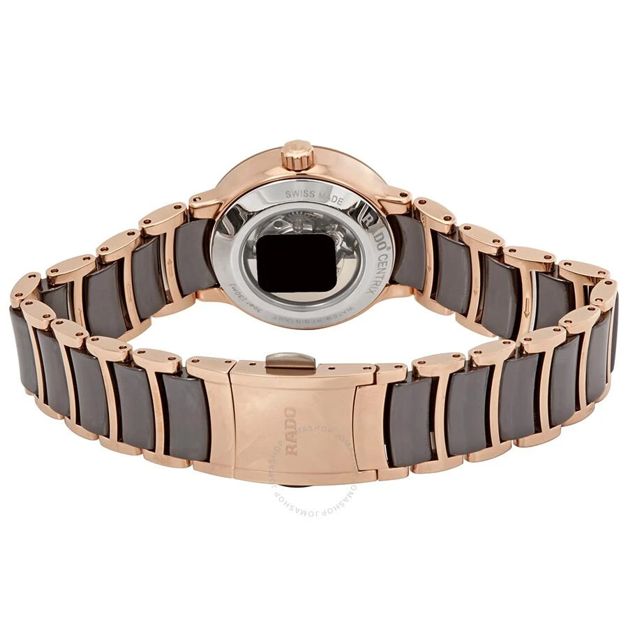 Rado Centrix Automatic Diamond Brown Dial Ladies Watch R30183752 3