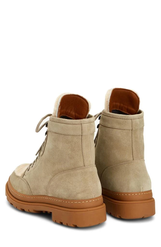 Aquatalia Tristian Lace-Up Boot with Genuine Shearling Trim 2