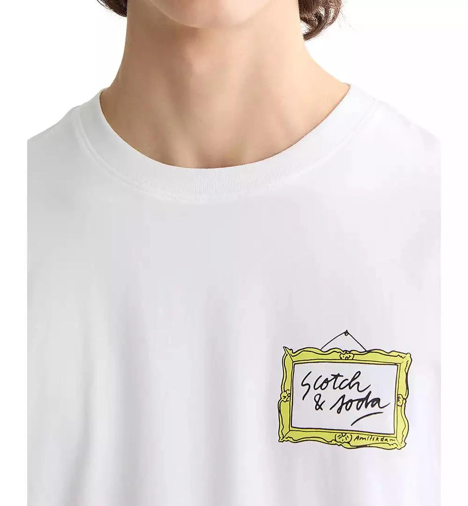 Scotch & Soda Men's Short Sleeve Screen Print Logo Graphic T-Shirt 3