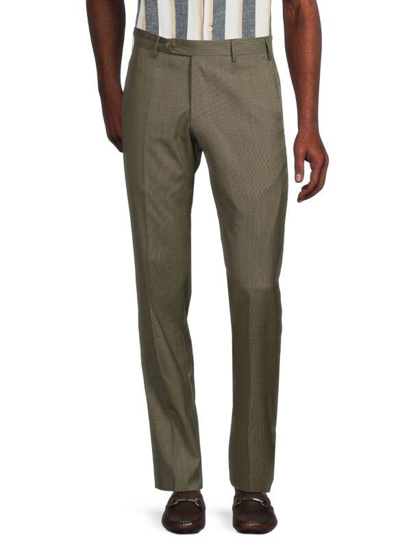 Zanella Parker Modern Fit Wool Trousers