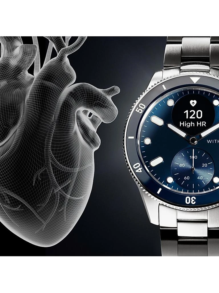 Withings Scanwatch Nova Premium Heart Health Hybrid Smartwatch - 42MM 6