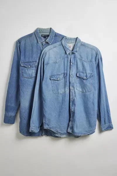 Urban Renewal Urban Renewal Vintage Snap-Button Long Sleeve Chambray Shirt 2