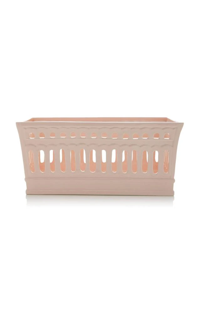MoDA Moda Domus - Balconata Creamware Centrepiece - Pink - Moda Operandi 1