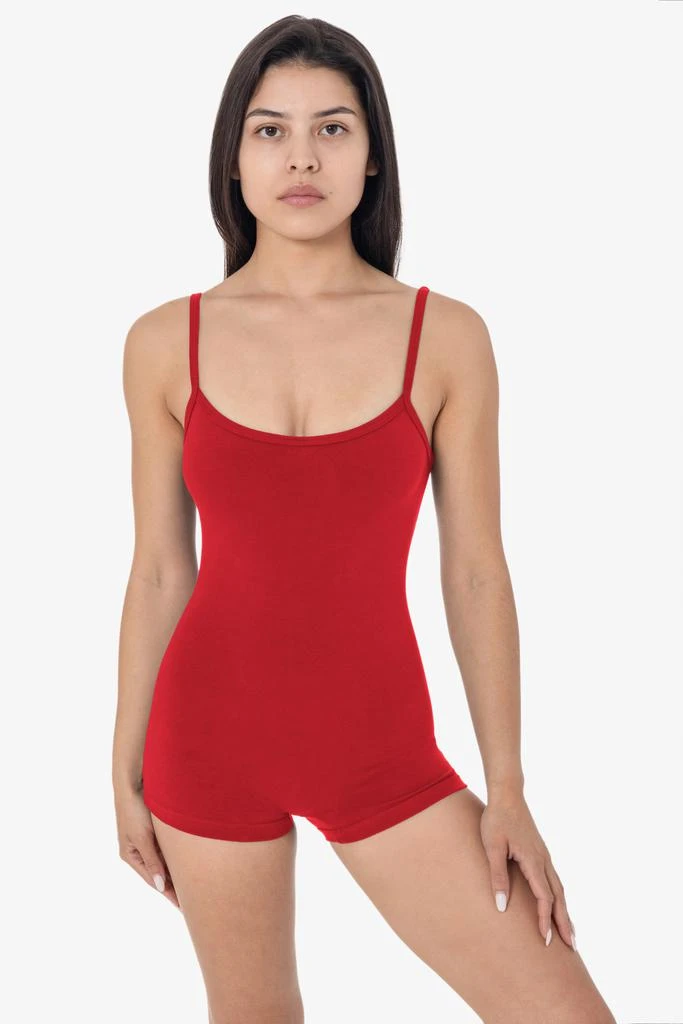 Los Angeles Apparel 83022GD-SH - Garment Dye Spaghetti Scoopback Short Biketard 8