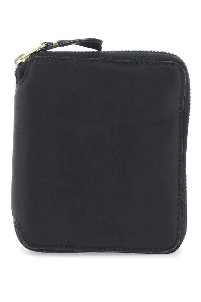 Comme des Garcons washed leather zip-around wallet 1