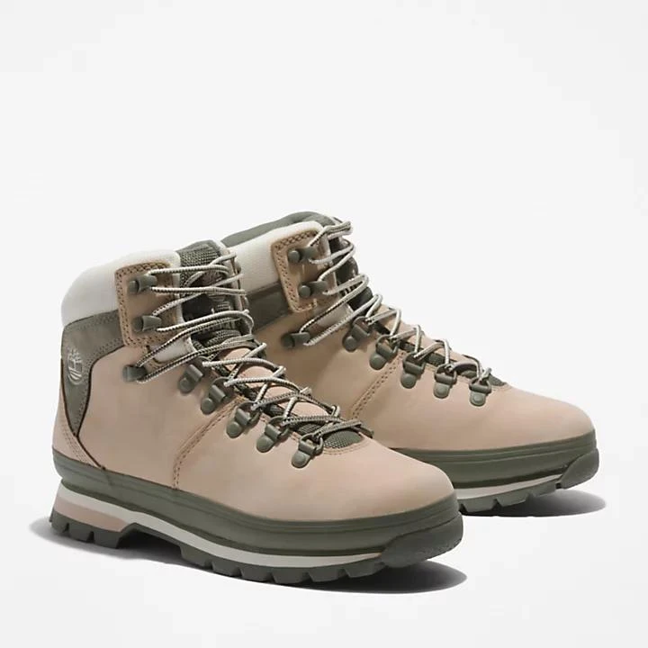 Timberland Euro Hiker Waterproof Hiking Boot for Women in Beige 4
