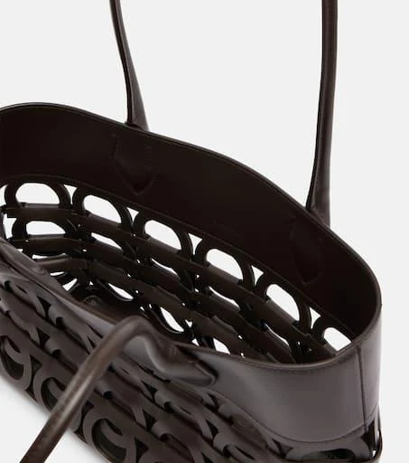 Salvatore Ferragamo Cut-out leather tote bag 3