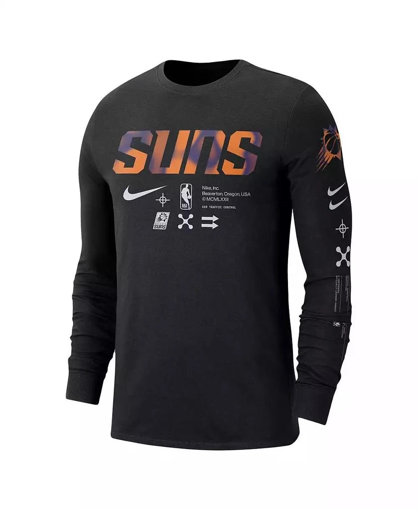 NIKE Men's Black Phoenix Suns Essential Air Traffic Control Long Sleeve T-shirt 2