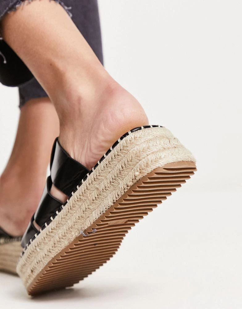 ASOS ASOS DESIGN Jackson fisherman espadrilles in black 2