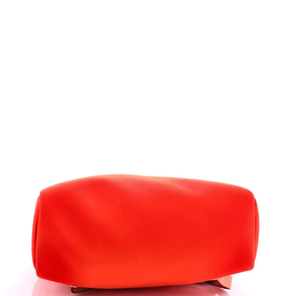 Hermes Herbag A Dos Zip Backpack Toile and Leather 5
