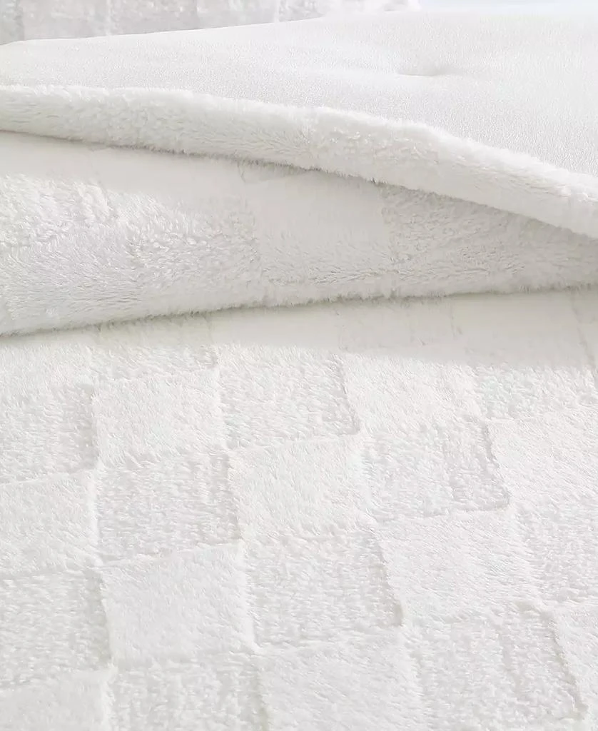 UGG CLOSEOUT! Quad Plush Tonal Check 2-Pc. Comforter Set 2