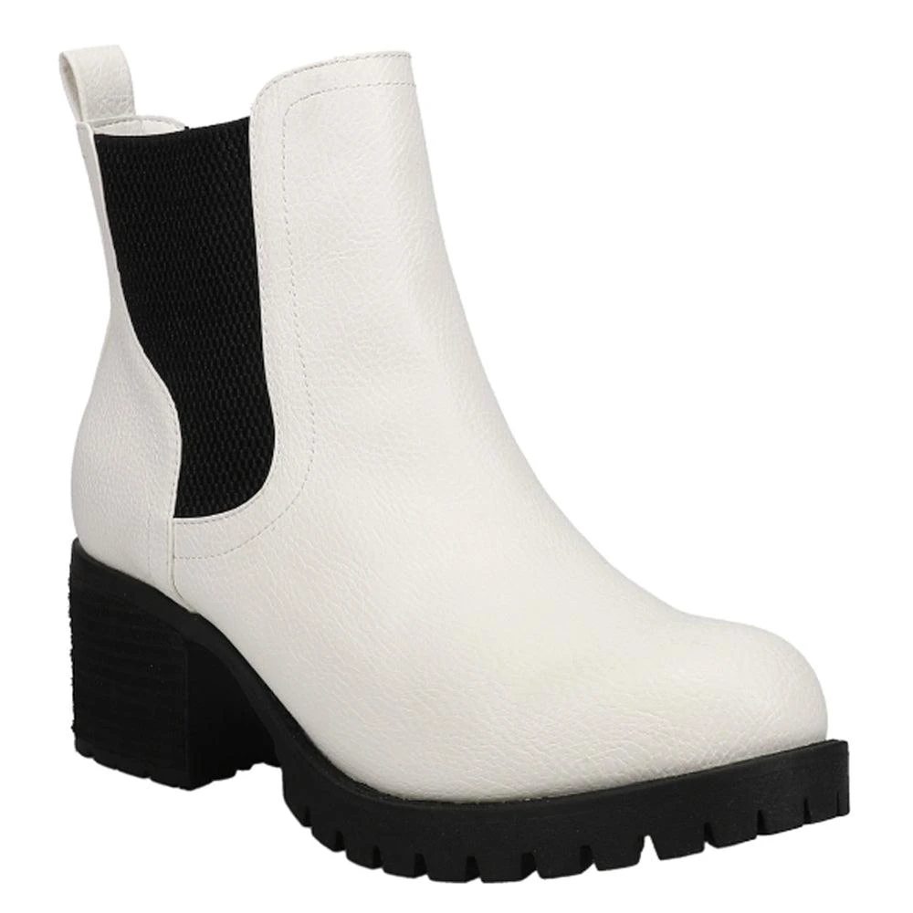 MIA Jonna Pull On Round Toe Chelsea Boots 2