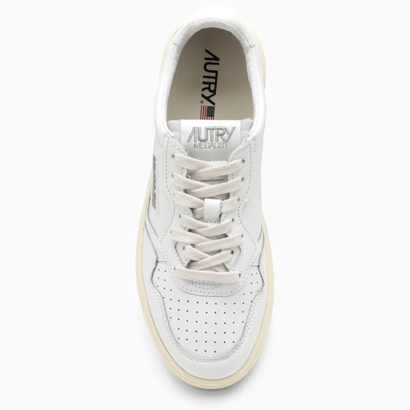 AUTRY White leather Medalist sneakers 3