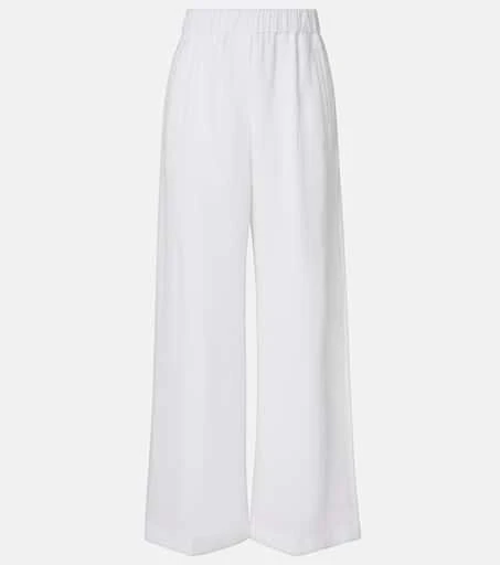 Brunello Cucinelli Cotton wide-leg pants 1